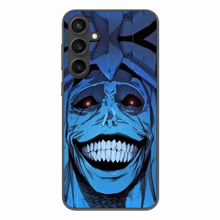 Калъф, съвместим с Samsung Galaxy A55 Silicone Gel Tpu Model Solo Leveling Smile