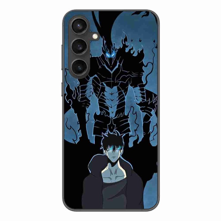 Husa compatibila cu Samsung Galaxy A55 Silicon Gel Tpu Model Solo Leveling Igris