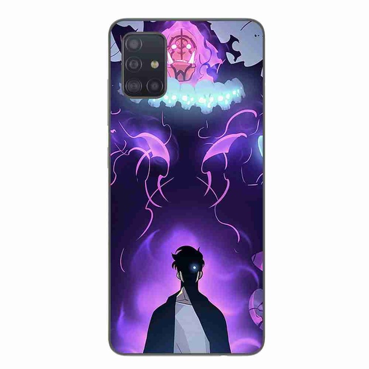 Husa compatibila cu Samsung Galaxy A71 Silicon Gel Tpu Model Solo Leveling Demon