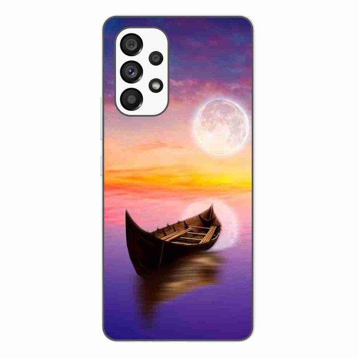 Кейс съвместим с Samsung Galaxy A53 5G Силиконов гел Tpu Модел Moonlit Serenity