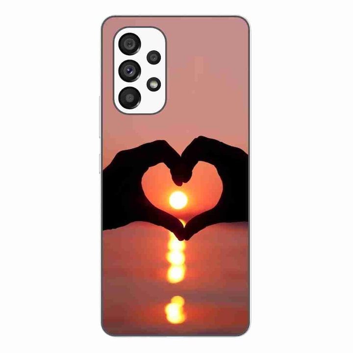 Калъф, съвместим с Samsung Galaxy A53 5G Silicon Gel Tpu Pattern Glow of Love
