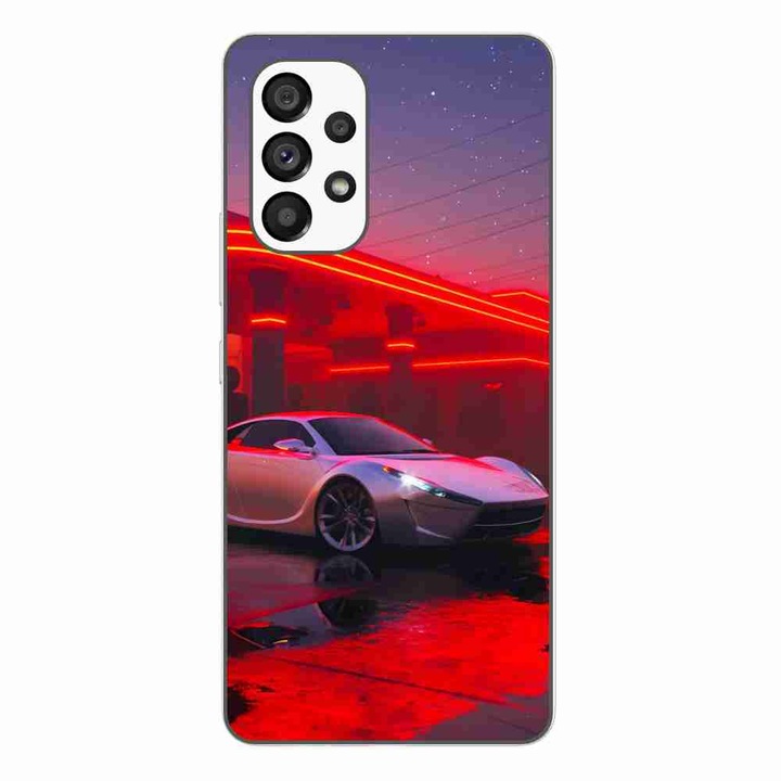 Калъф, съвместим с модел Samsung Galaxy A53 5G Silicon Gel Tpu Future Car