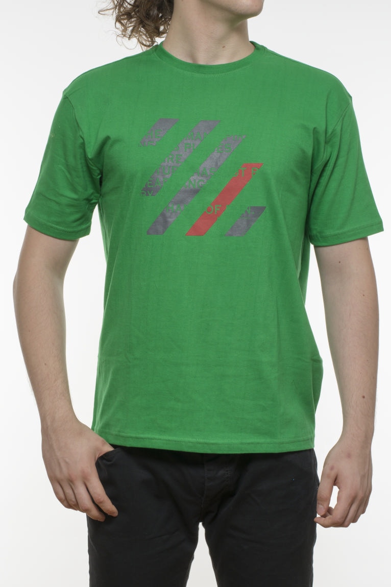 Tricou INDEEWAY, bumbac verde