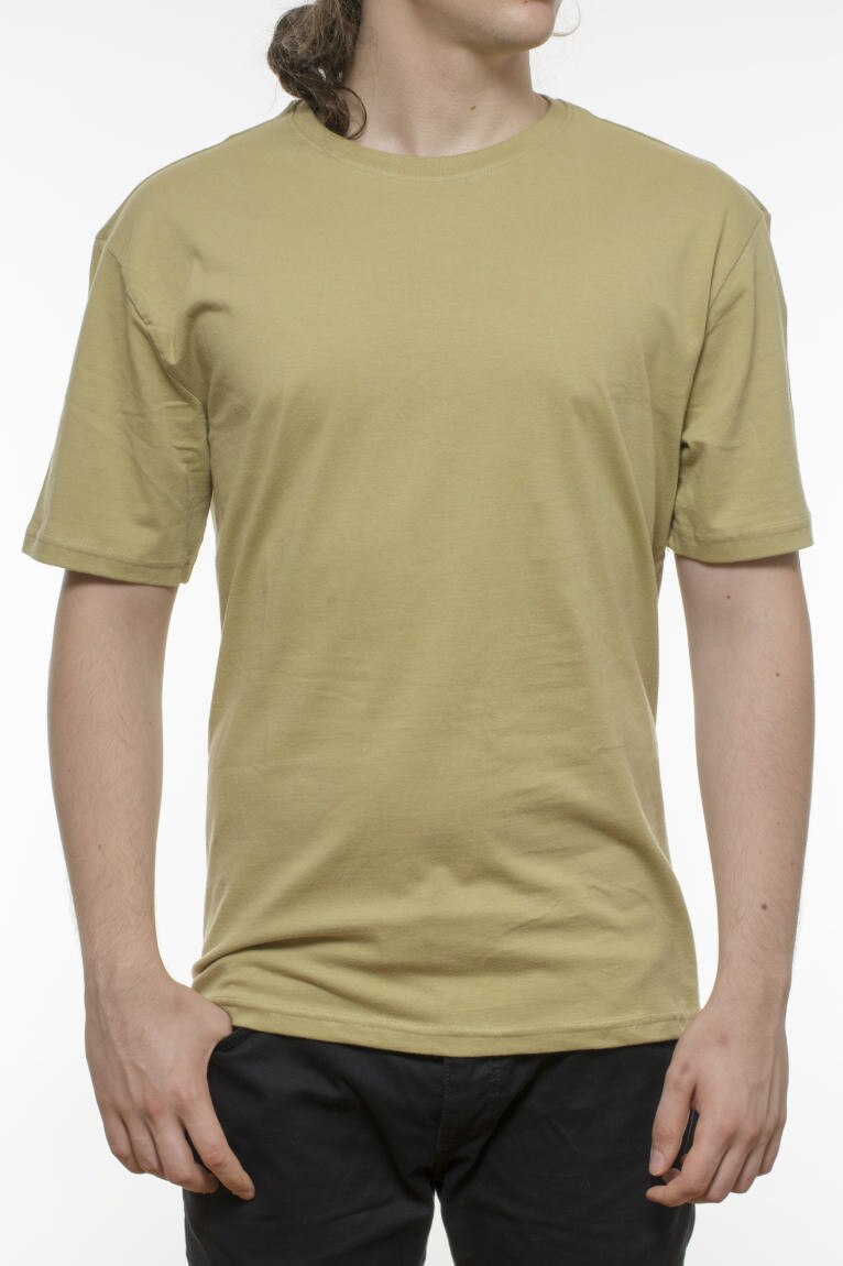 Tricou INDEEWAY, din bumbac, kaki, Kaki