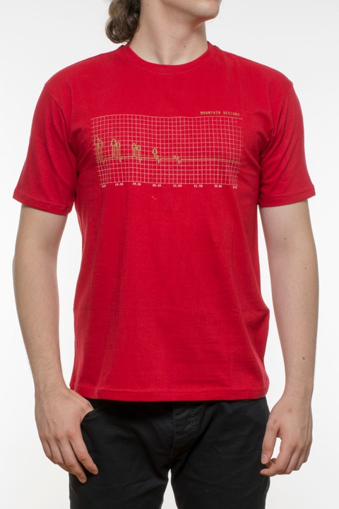 Tricou INDEEWAY, bumbac rosu