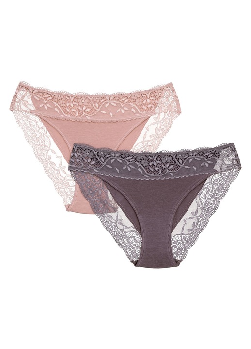 Chiloti Patri set de 2 Esotiq roz grafit, Multicolor
