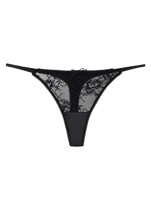 Chiloti stringi Blithely Esotiq negru, Negru
