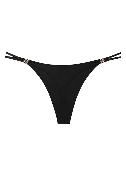 Chiloti stringi Nuts Esotiq negru, Negru