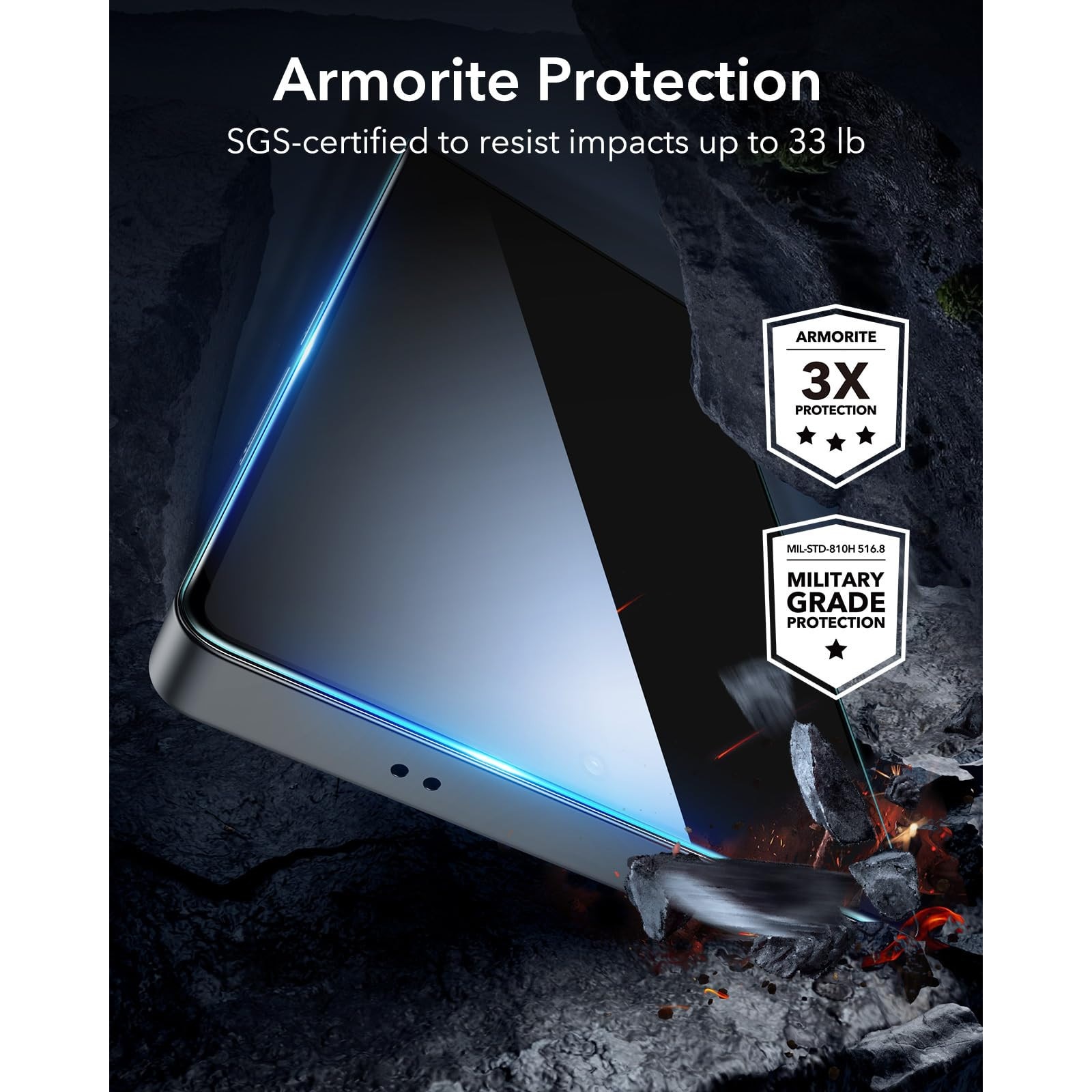 Folie de Protectie pentru Samsung Galaxy S25 Ultra, cu kit de aplicare instanta si functie automata de indepartare a prafului, din sticla securizata 9H+, claritate super HD, tratament oleofobic si anti-amprente