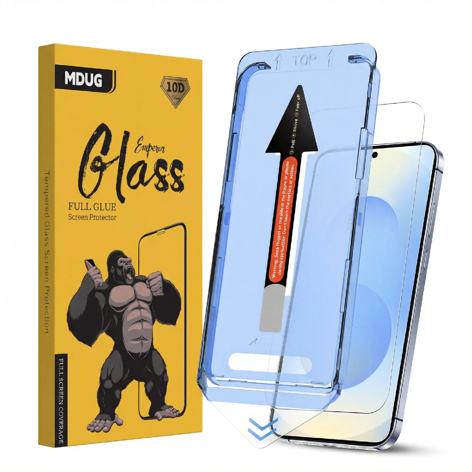 Folie de Protectie pentru Samsung Galaxy S25 Ultra, cu kit de aplicare instanta si functie automata de indepartare a prafului, din sticla securizata 9H+, claritate super HD, tratament oleofobic si anti-amprente