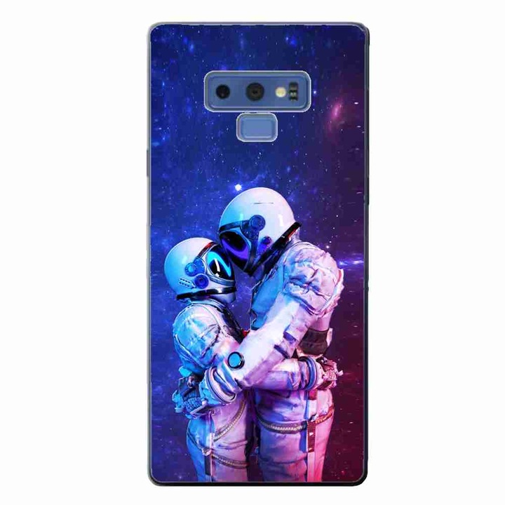 Husa compatibila cu Samsung Galaxy Note 9 Silicon Gel Tpu Model Astronauts Couple