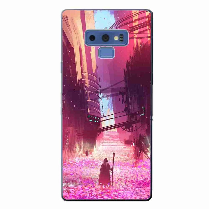 Husa compatibila cu Samsung Galaxy Note 9 Silicon Gel Tpu Model Fantasy Wizard