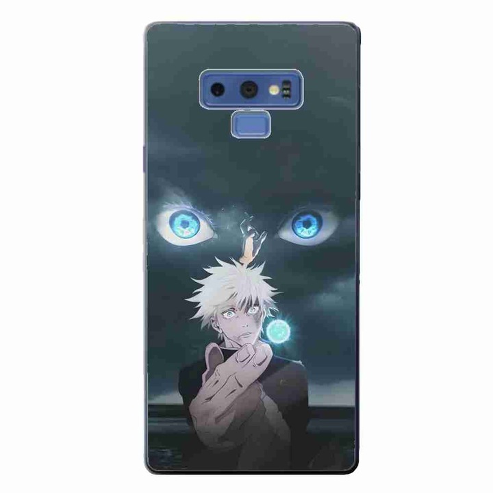 Husa compatibila cu Samsung Galaxy Note 9 Silicon Gel Tpu Model Jujutsu Kaisen Six Eyes