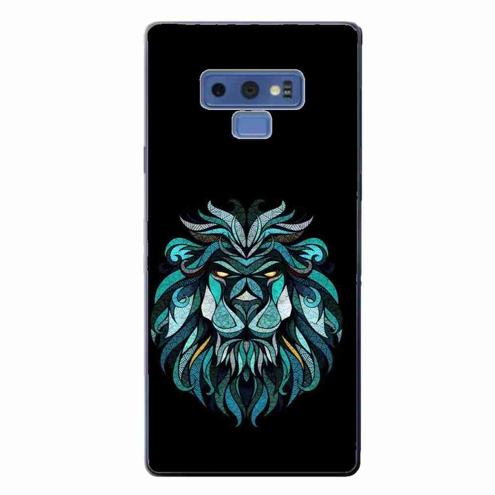 Husa compatibila cu Samsung Galaxy Note 9 Silicon Gel Tpu Model Abstract Lion