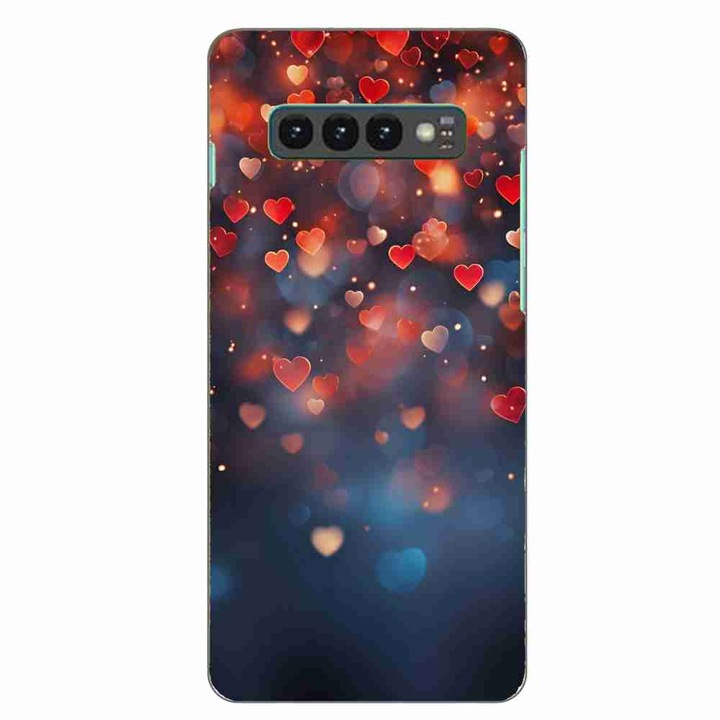Калъф, съвместим с Samsung Galaxy S10 Plus Silicone Gel Tpu Pattern Valentines Cards Vintage