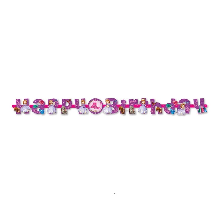 Banner Sofia Personalizat Amscan AM997164