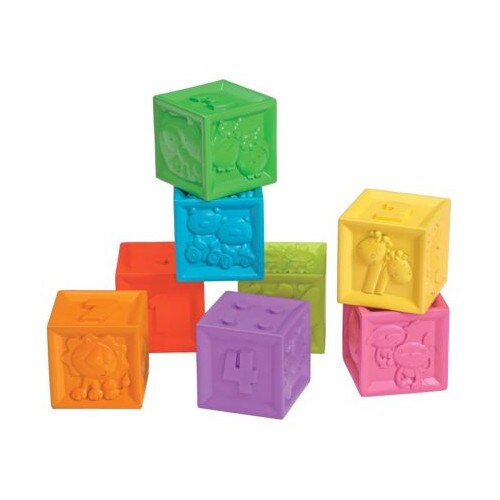 Set 6 cuburi iMK silicon, model animalute