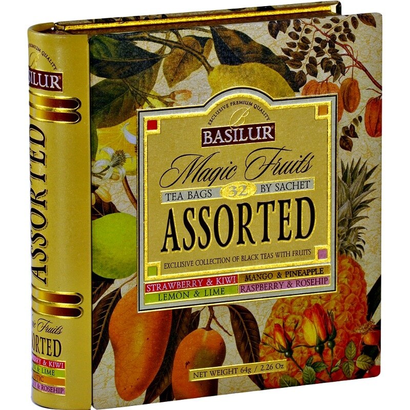 Ceai Negru Basilur Magic Fruits Assorted, 64 gr