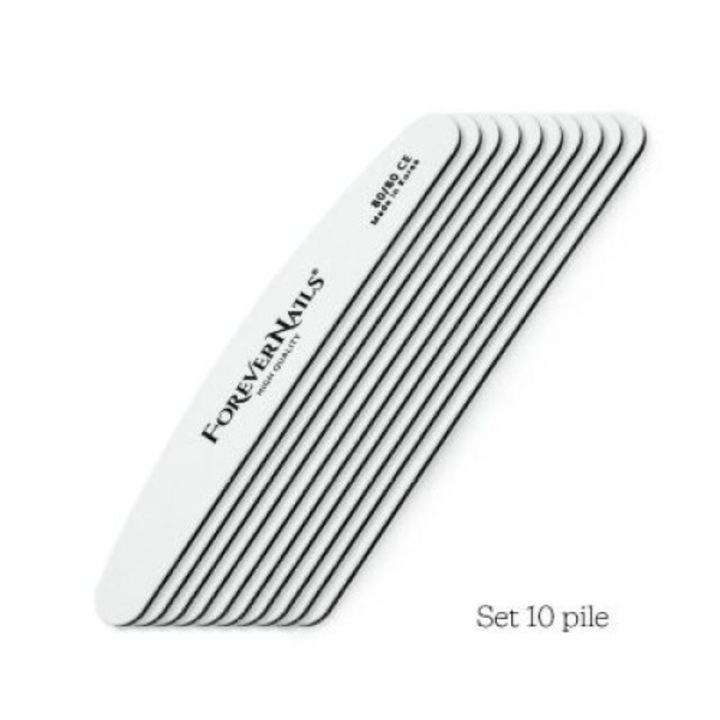 Kit pile ForeverNails semiluna 80/80 (10 buc)