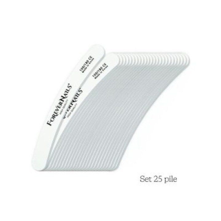 Kit pile ForeverNails banana 100/180 (25 buc)