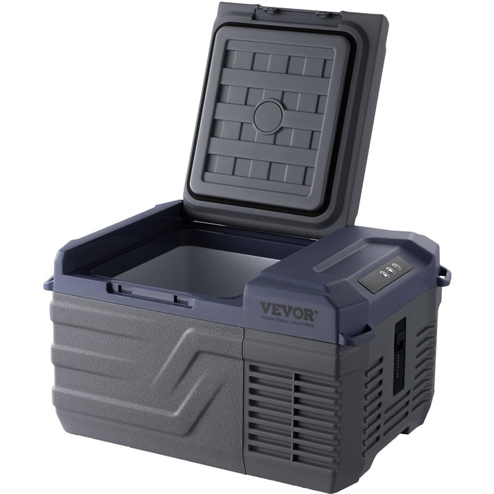 Frigider auto cu compresor VEVOR NL9, Volum 9 litri, Interval de temperatura de la -20°C la 20°C