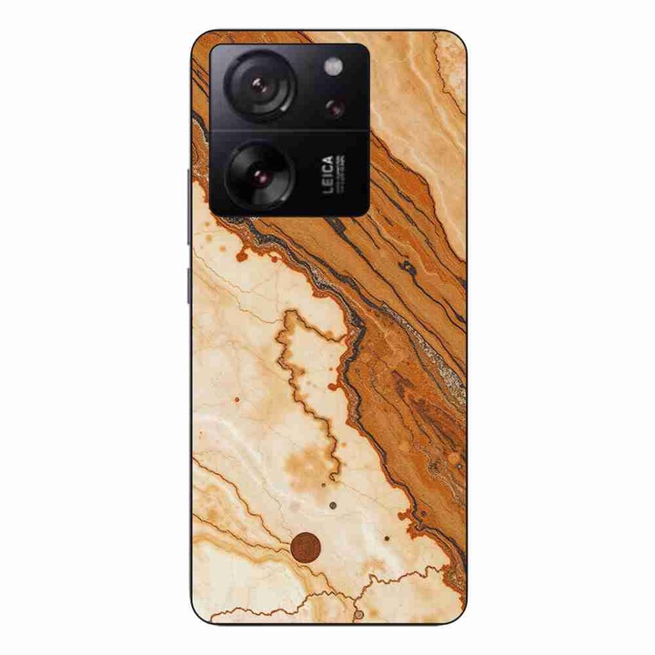 Husa compatibila cu Xiaomi 13T Silicon Gel Tpu Model Caramel Marble Dream