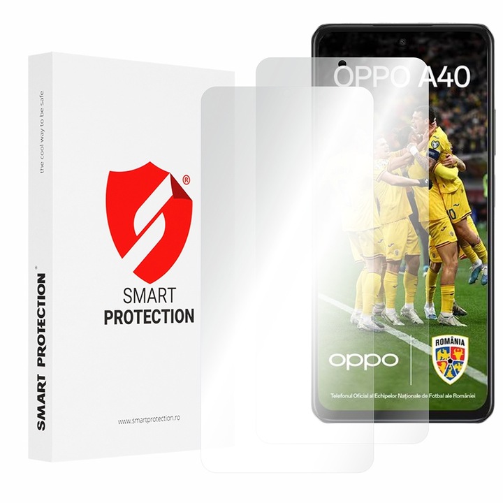 Стъклен Протектор за Oppo A40 4G / A60 5G - Smart Protection - Premium Classic (2 бр.) - Прозрачен