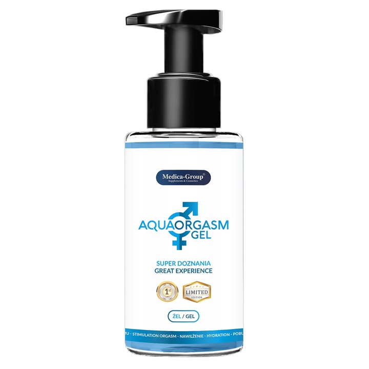 Orgazmus stimuláló gél, Aqua Orgasm, 150 ml, síkosító, nem irritáló