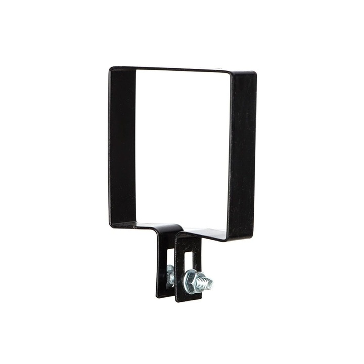 Clema capat, metal, 5 x 5 cm, negru