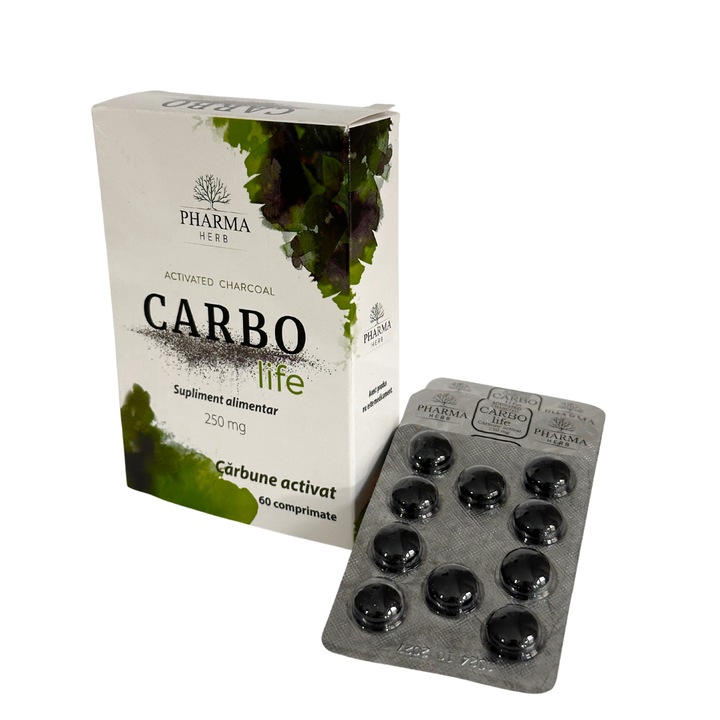 Carbo Life, 60 comprimate, carbune activat