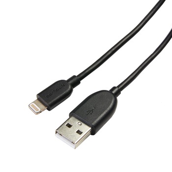 Cablu de date Serioux, Lightning-USB, MFI, 1m, Black Cablu de date Serioux, Lightning-USB, MFI, 1m, Black