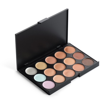 Trusa profesionala cu 15 nuante Corector make-up + Buretel Cadou Trusa profesionala cu 15 nuante Corector make-up + Buretel Cadou