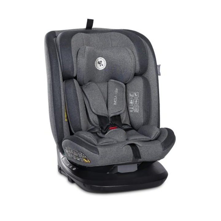 Scaun auto pentru copii, Lorelli, Imola, i-Size, Isofix, rotativ, 0 luni-12 ani, 40-150 cm, Grey