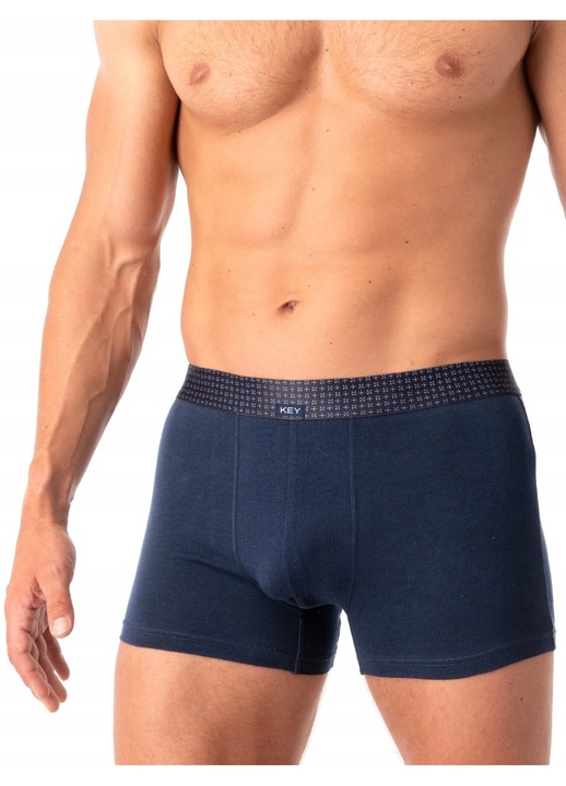 Boxeri barbati KEY, model MXH 237, bleumarin