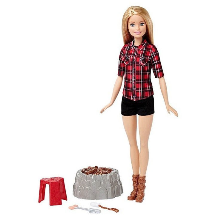 Mattel Barbie Baba - Tábortűz, Szőke