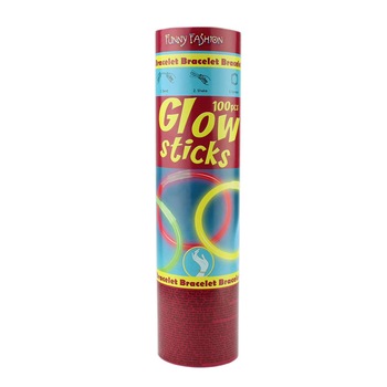Set 100 bucati betisoare bratari luminoase PROCART, Glow Sticks, verzi Set 100 bucati betisoare bratari luminoase PROCART, Glow Sticks, verzi