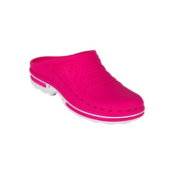 Saboti medicali autoclavabili Wock CLOG 09, marimea 43/44, roz/alb, talpic polimeric Saboti medicali autoclavabili Wock CLOG 09, marimea 43/44, roz/alb, talpic polimeric