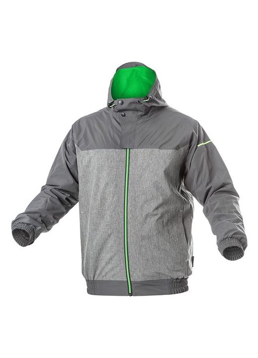 Яке, HEINER, водоустойчиво, дишащо, тъмно сиво, полиестер, XL INTL
