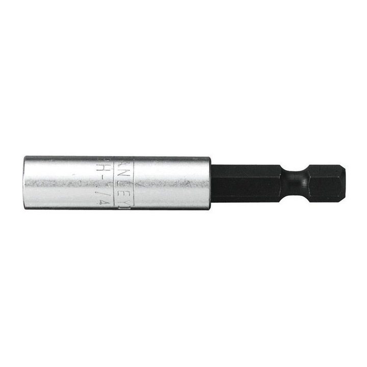 Set de 5 Uchwyturi magnetice pentru biti 1/4", Stanley, 75mm, otel de inalta calitate