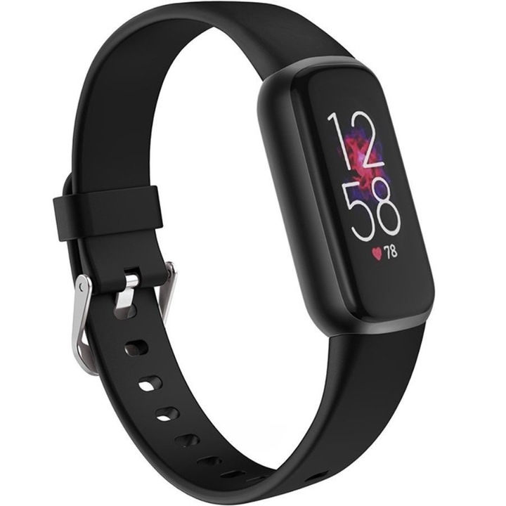 Curea pentru Fitbit Luxe, XGSM, TPU, Negru, S