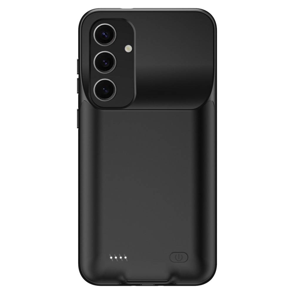Husa cu baterie 10000mAh pentru Samsung Galaxy S25+ Plus, neagra, set cu instructiuni