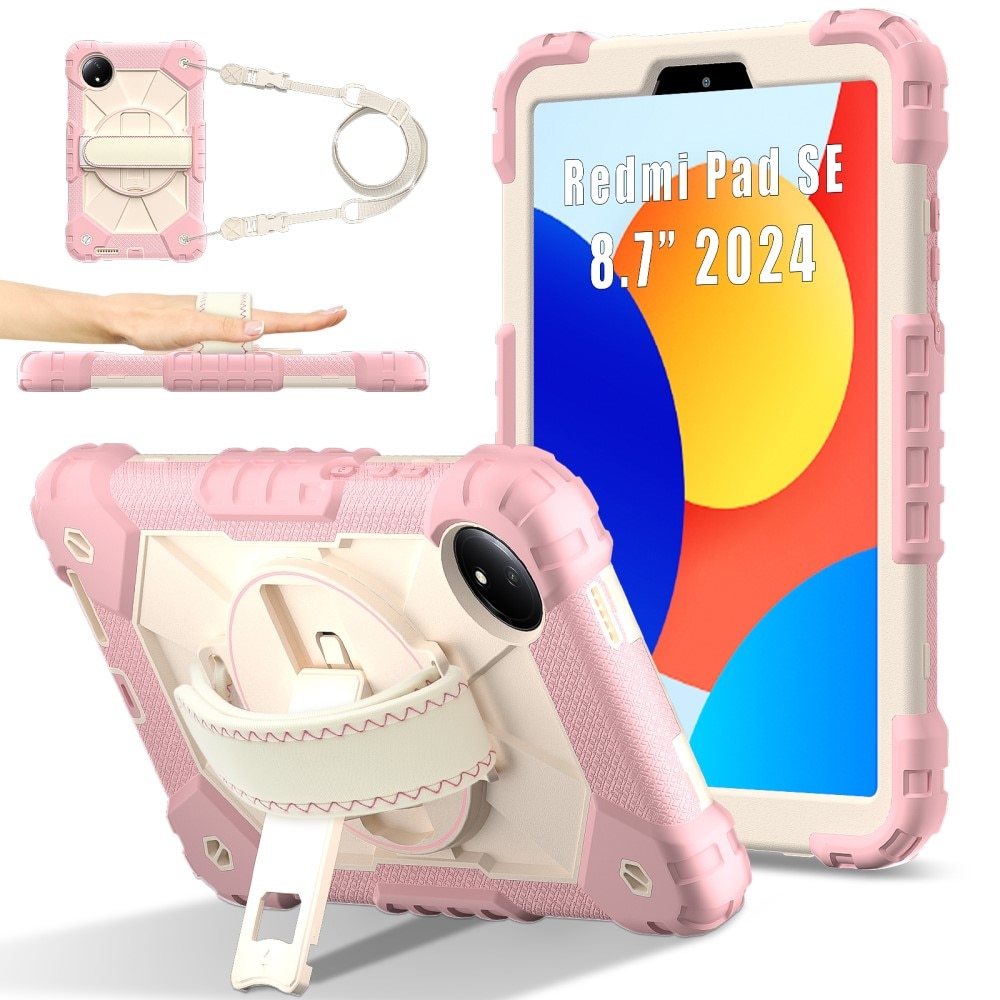 Husa pentru copii pentru Xiaomi Redmi Pad SE 8.7", roz