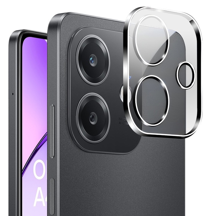 Sticla protectie aparat foto ERBORD pentru Oppo A40 / Oppo A40m, transparenta, 9H, set instalare