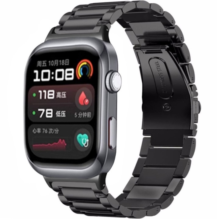 Curea din Otel pentru Huawei Watch D2, Neagra