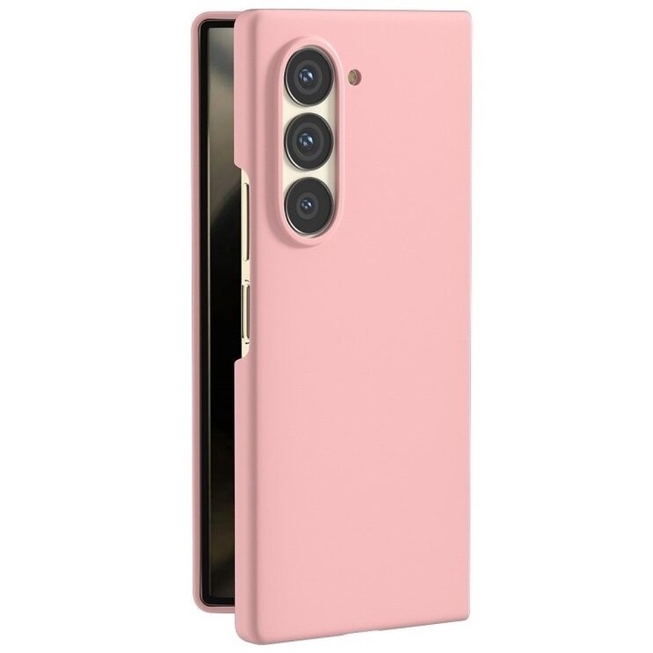 Etui Hard PC pentru Samsung Galaxy Z Fold6 5G, roz, set 1 buc.
