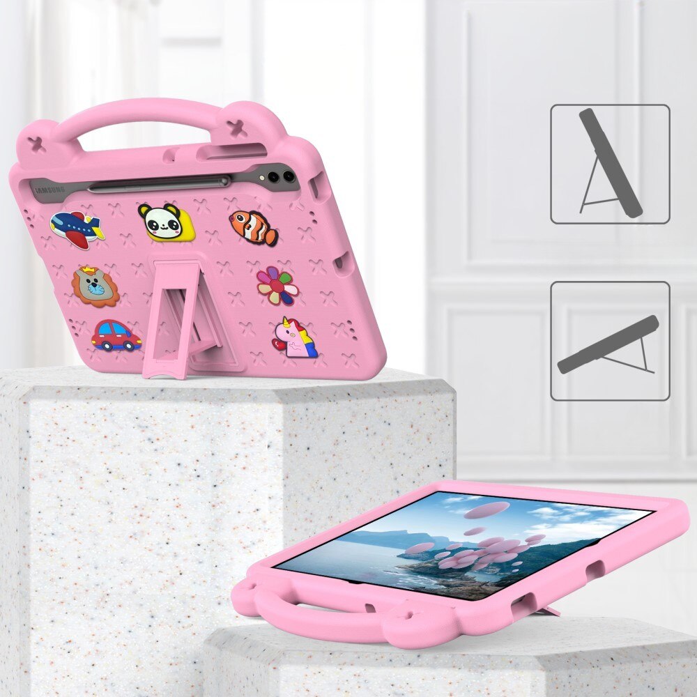 Husa pentru Samsung Galaxy Tab S10+ Plus, cu suport, roz