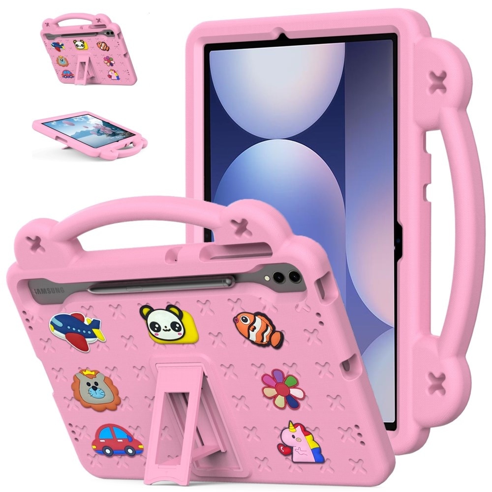 Husa pentru Samsung Galaxy Tab S10+ Plus, cu suport, roz