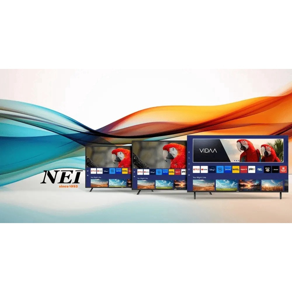 Televizor 4KUHD QLED SMART VIDAA NEI 65NE7901, 165 cm, Clasa F, Borderless, Negru