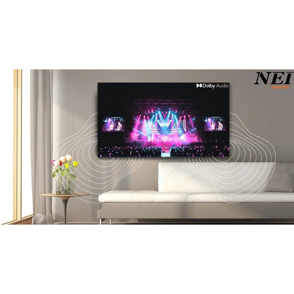 Televizor 4KUHD QLED SMART VIDAA NEI 65NE7901, 165 cm, Clasa F, Borderless, Negru