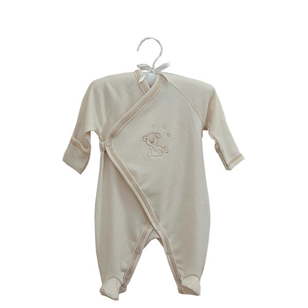Salopeta Lulu pentru bebelusi din bumbac organic, 56 cm